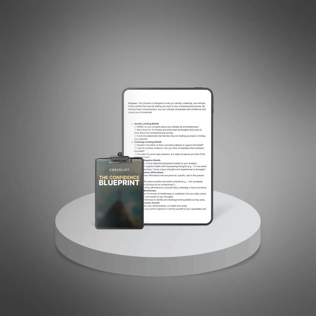 The Confidence Blueprint - Checklist4.webp