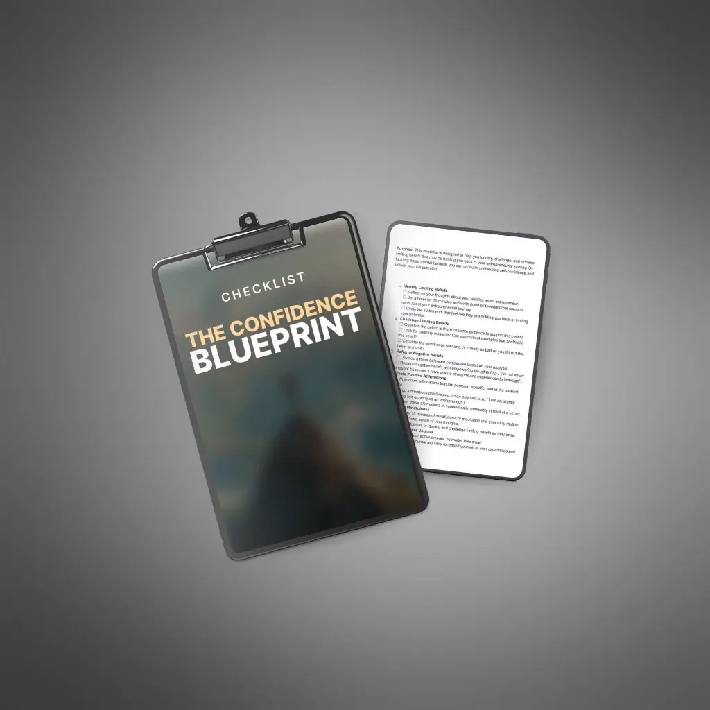 The Confidence Blueprint - Checklist3.webp