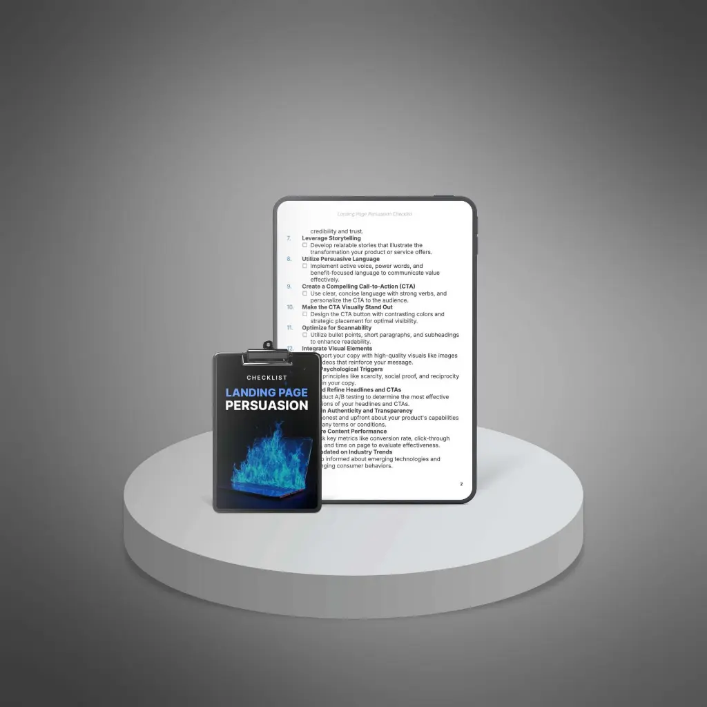 Landing Page Persuasion - Checklist3.webp