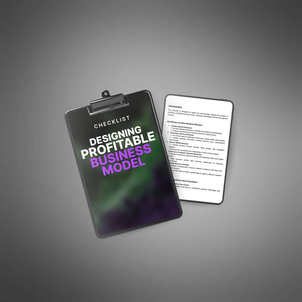 Designing Profitable Business Model - Checklist3.webp