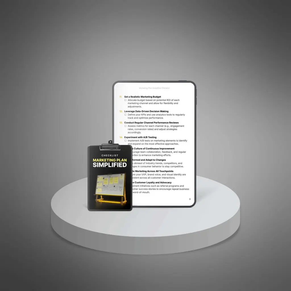 Marketing Plan Simplified - Checklist3.webp