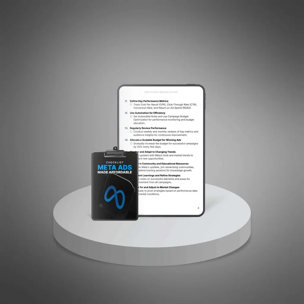 Meta Ads Made Affordable - Checklist3.webp