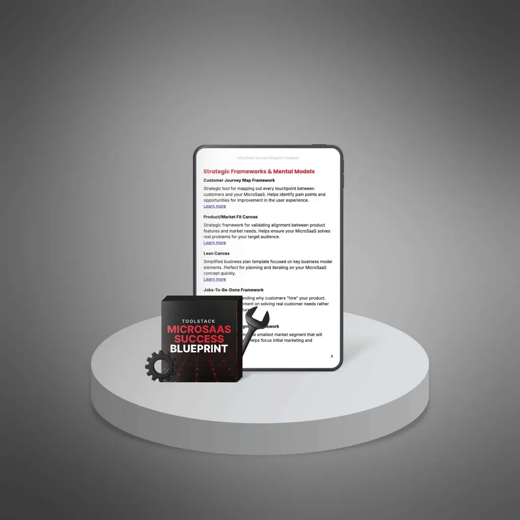 MicroSaas Success Blueprint - Toolstack4.webp