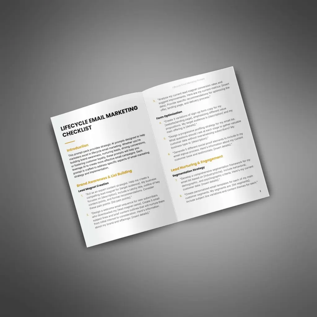 Lifecycle Email Marketing - Prompts2.webp