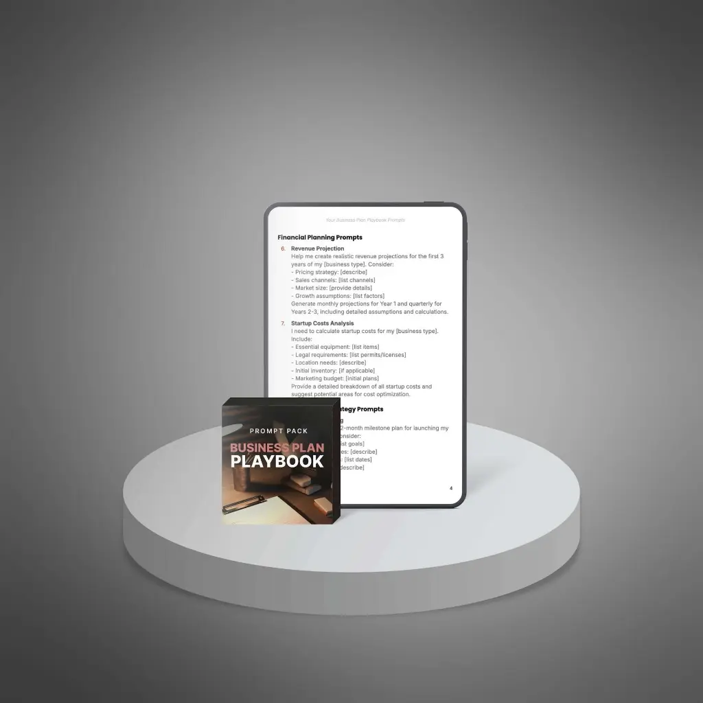 Your Business Plan Playbook - Prompts4.webp