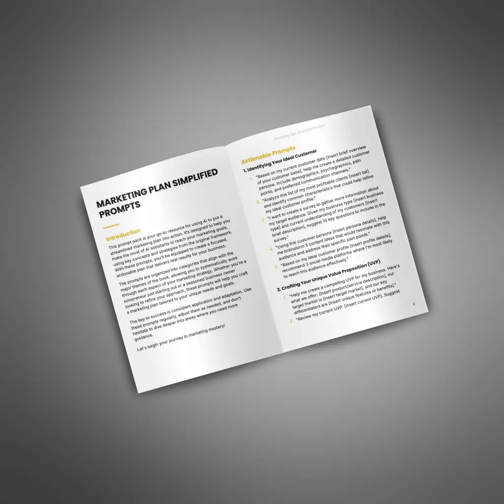 Marketing Plan Simplified - Prompts2.webp