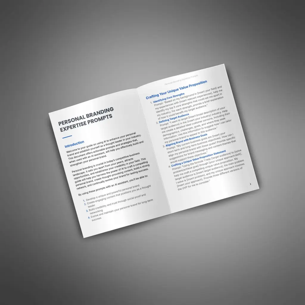 Personal Branding Expertise - Prompts2.webp