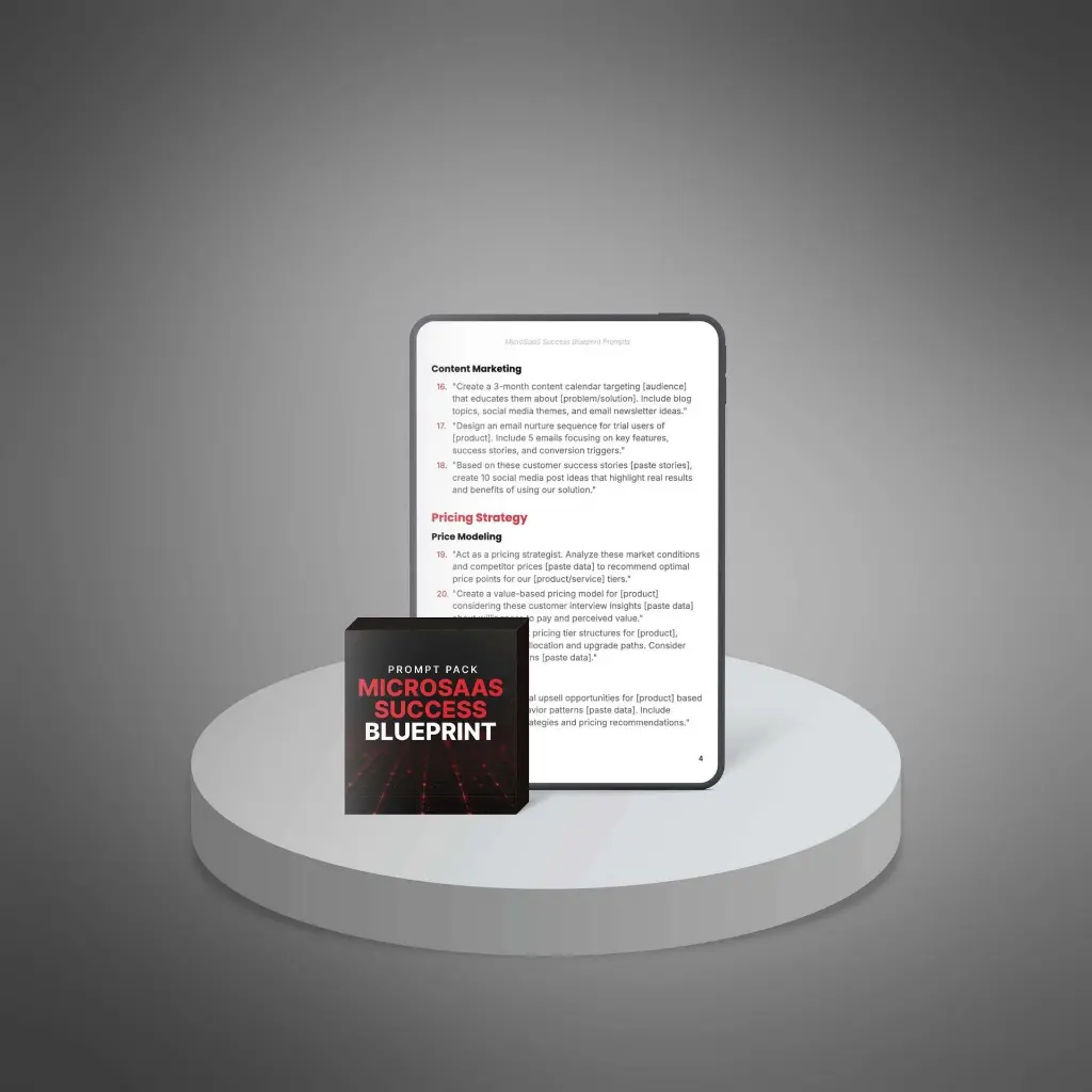 MicroSaas Success Blueprint - Prompts4.webp