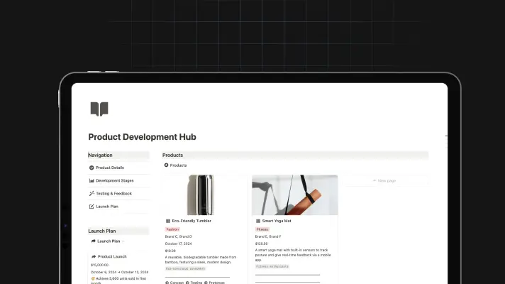 Product Development Hub 