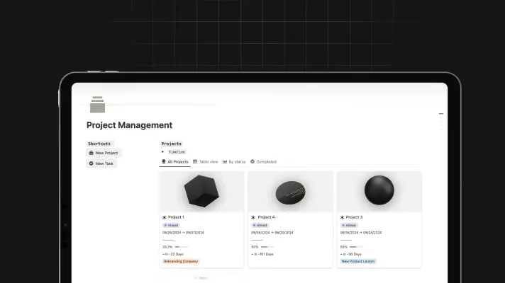 Project Progress Dashboard 