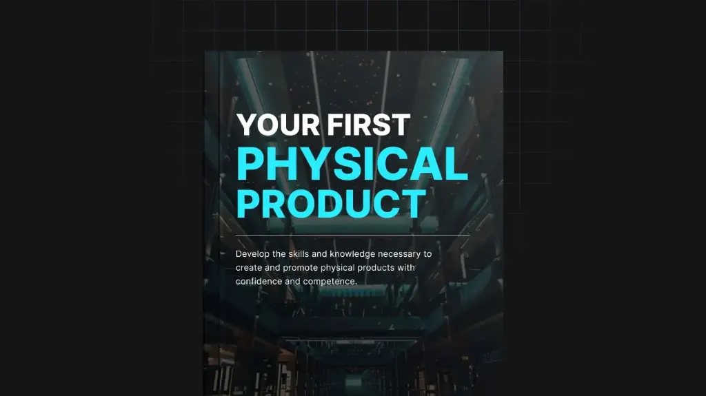 Your First Physical Product eBook