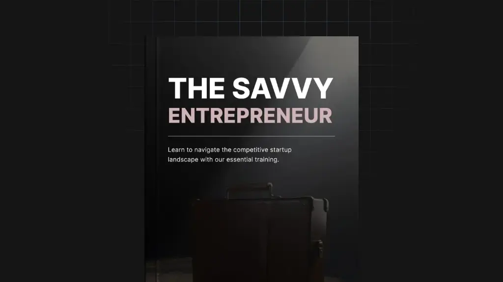 The Savvy Entrepreneur - eBook & Checklist