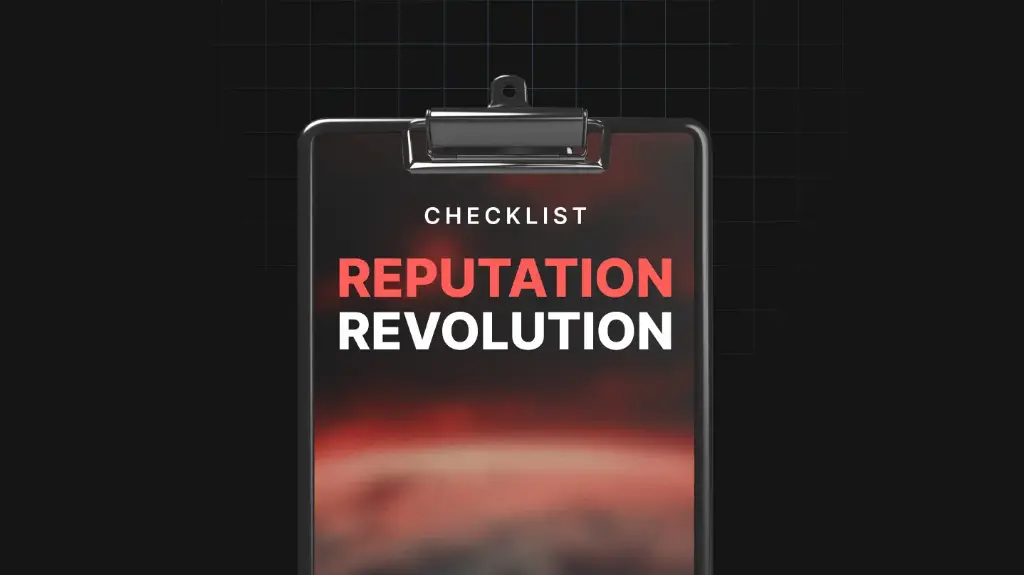 Reputation Revolution - Checklist