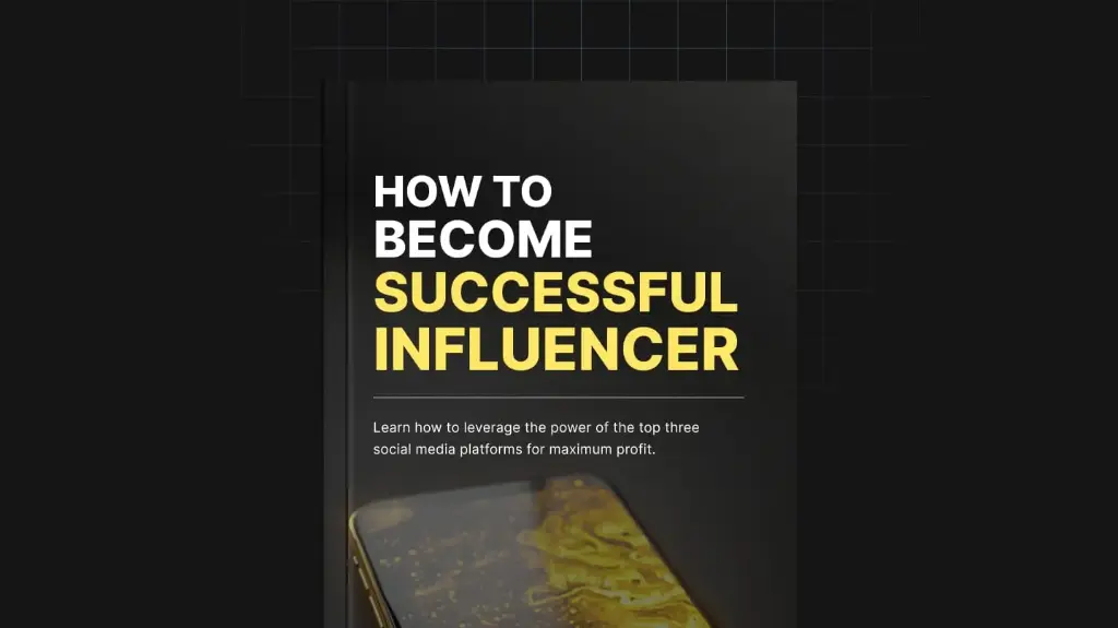 How to Become Successful Influencer - eBook