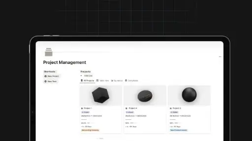 Project Progress Dashboard 