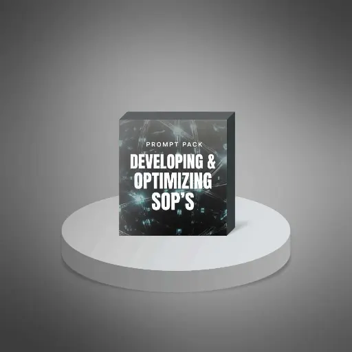 Developing and Optimizing SOPs - Prompt 