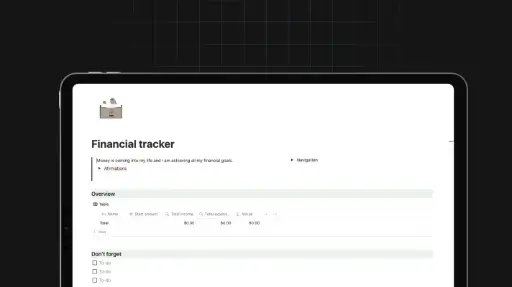 Financial Tracker 